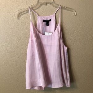 pink strappy blouse